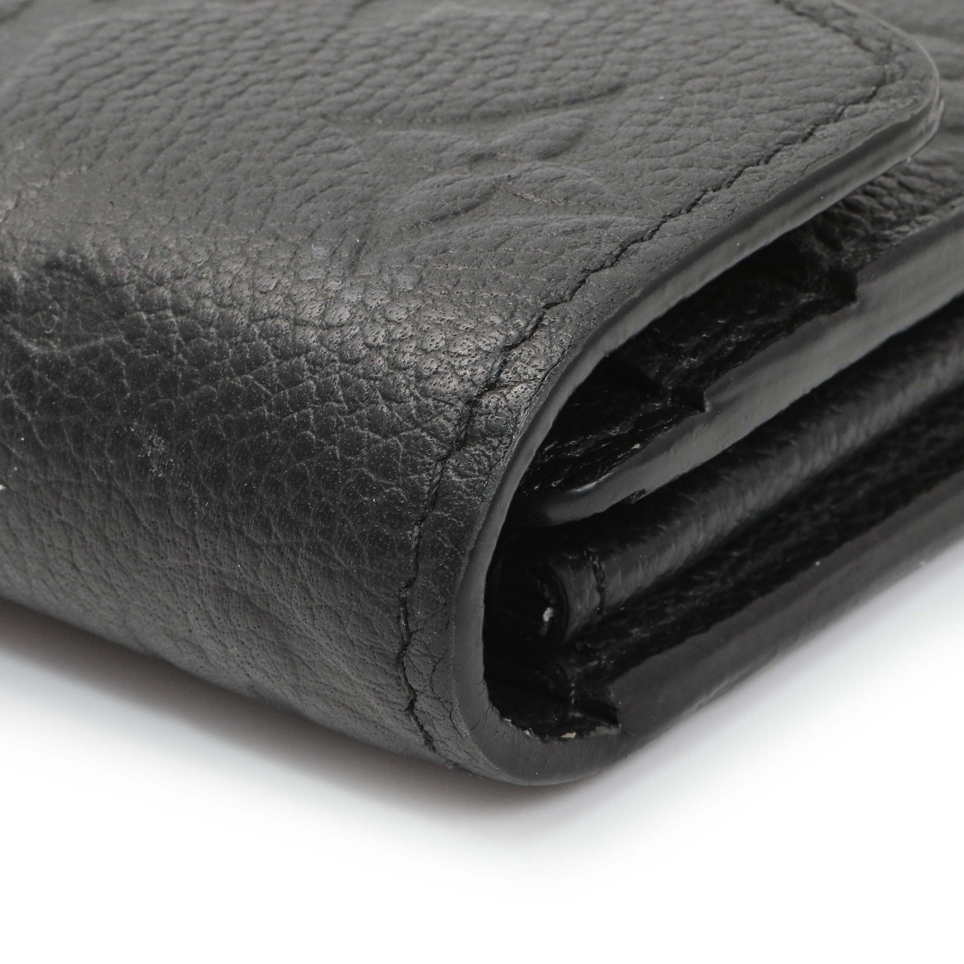 Exclusive Louis Vuitton Black Monogram Empreinte Sarah Wallet — Alternate View 7