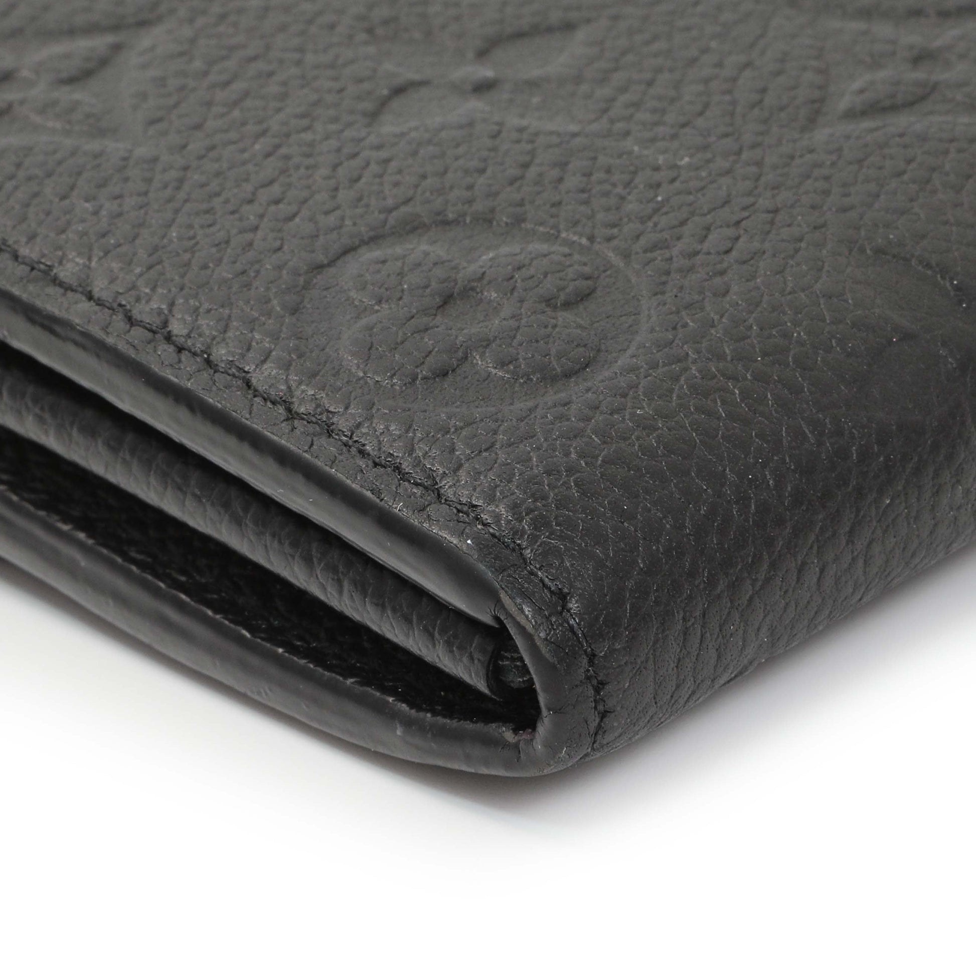 Exclusive Louis Vuitton Black Monogram Empreinte Sarah Wallet — Alternate View 8