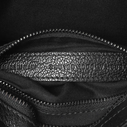 Exclusive Balenciaga Black Grained Calfskin Neo Classic Mini City — Lifestyle View
