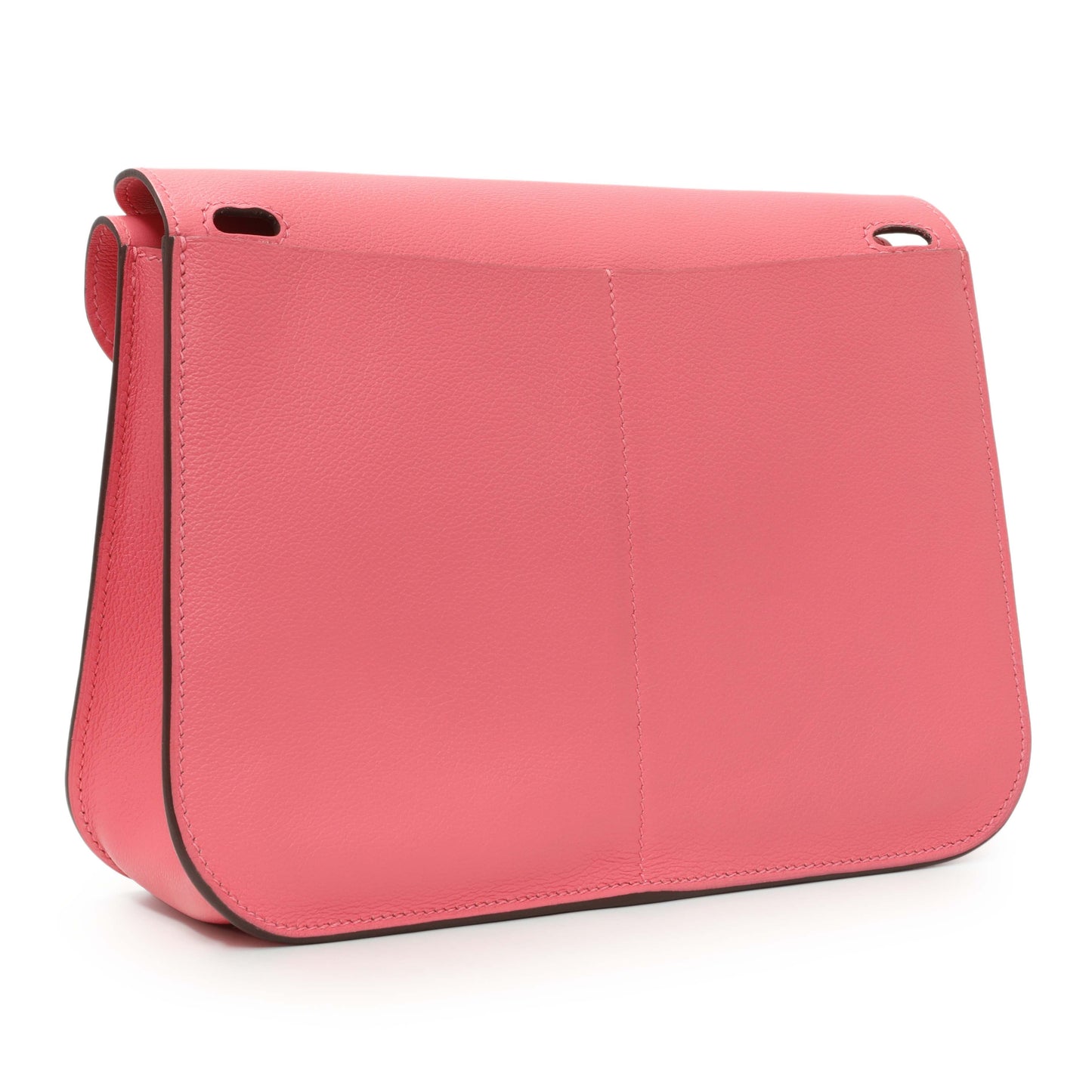 Exclusive Hermes Rose Azalee Evercolor Halzan 25 — Side View