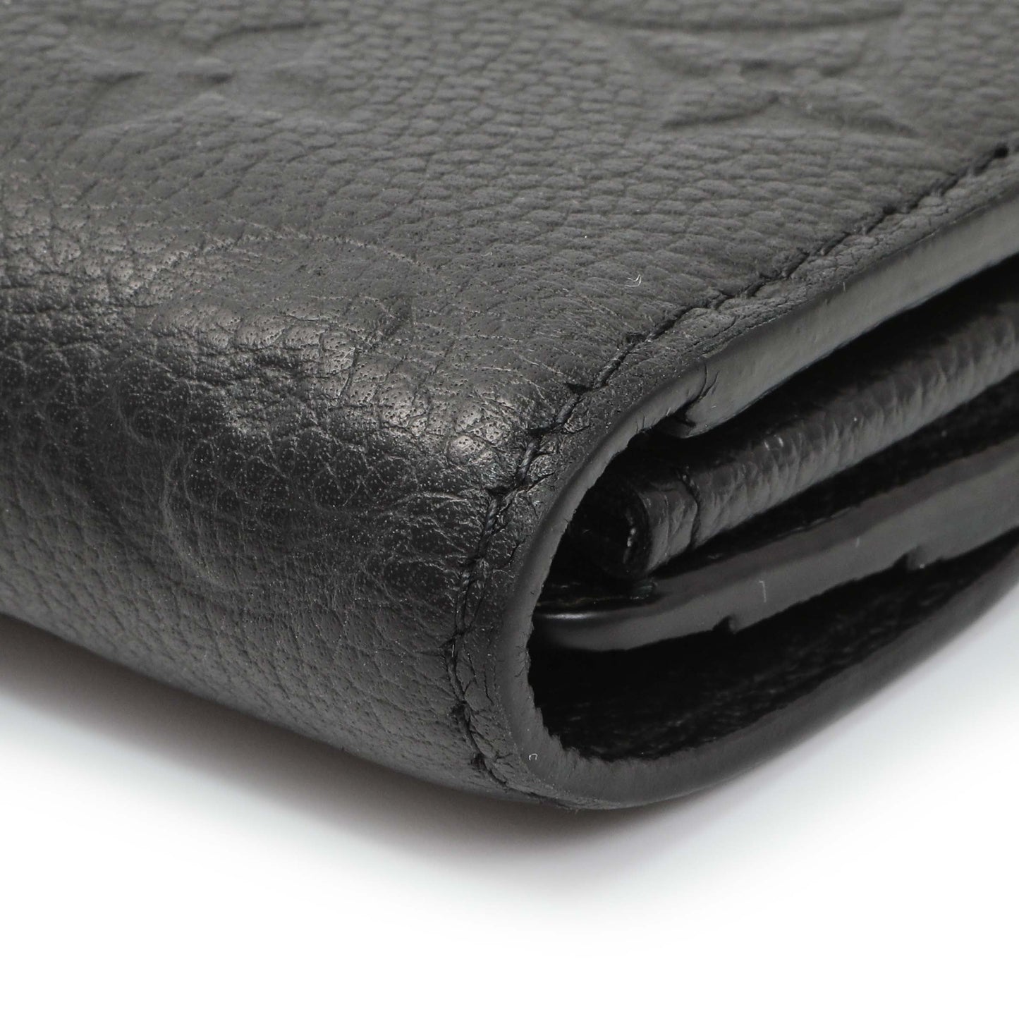 Exclusive Louis Vuitton Black Monogram Empreinte Sarah Wallet — Alternate View 11