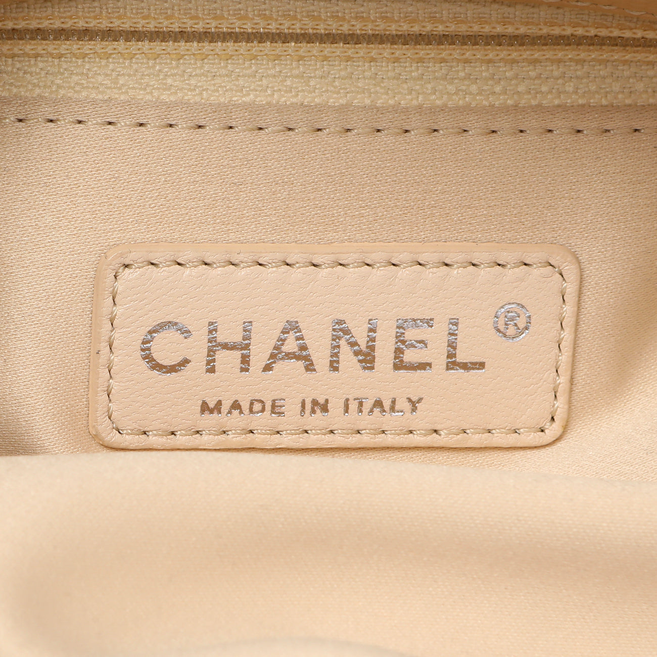 Exclusive Chanel Beige Quilted Caviar Grand Shopping Tote GST — Alternate View 9