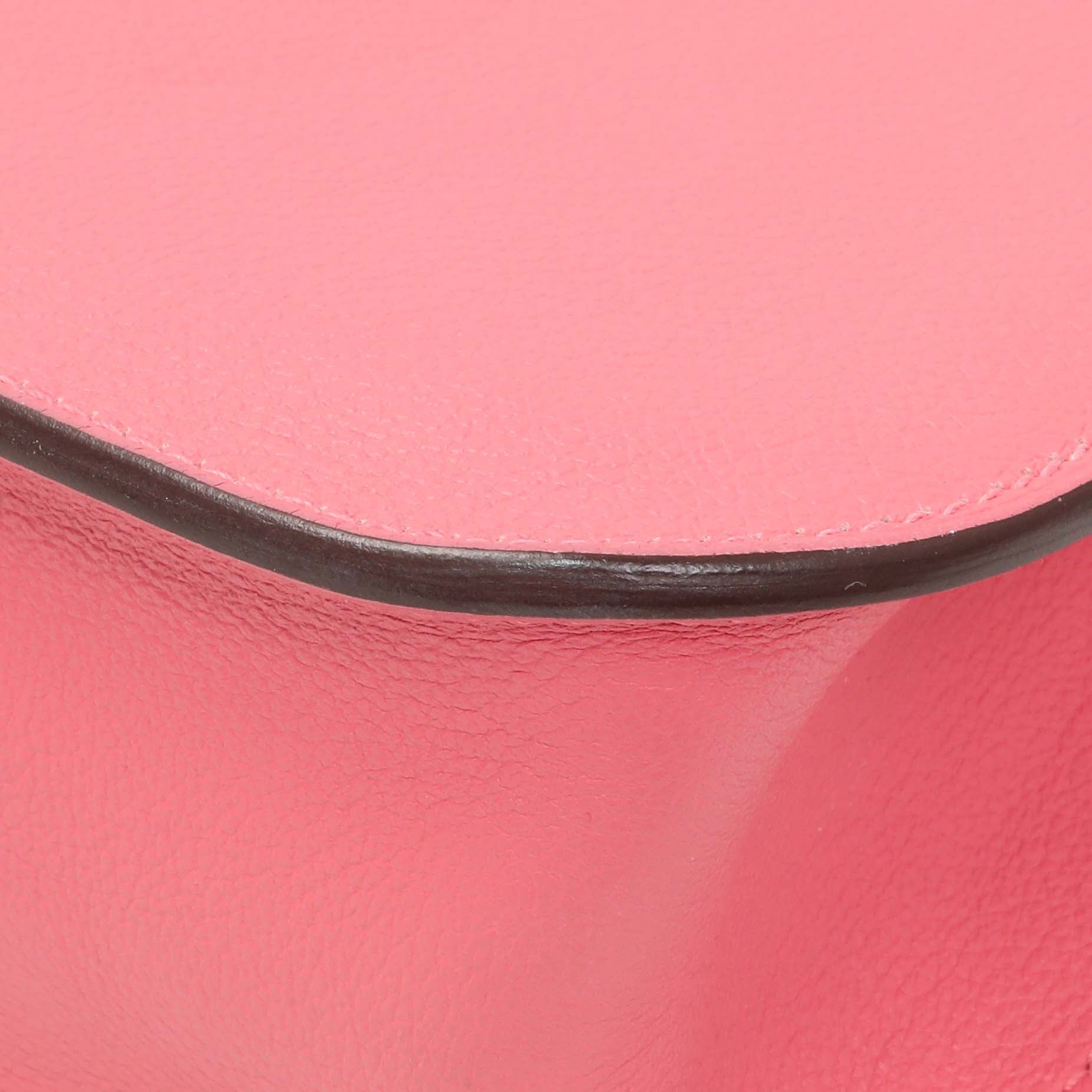 Exclusive Hermes Rose Azalee Evercolor Halzan 25 — Alternate View 7