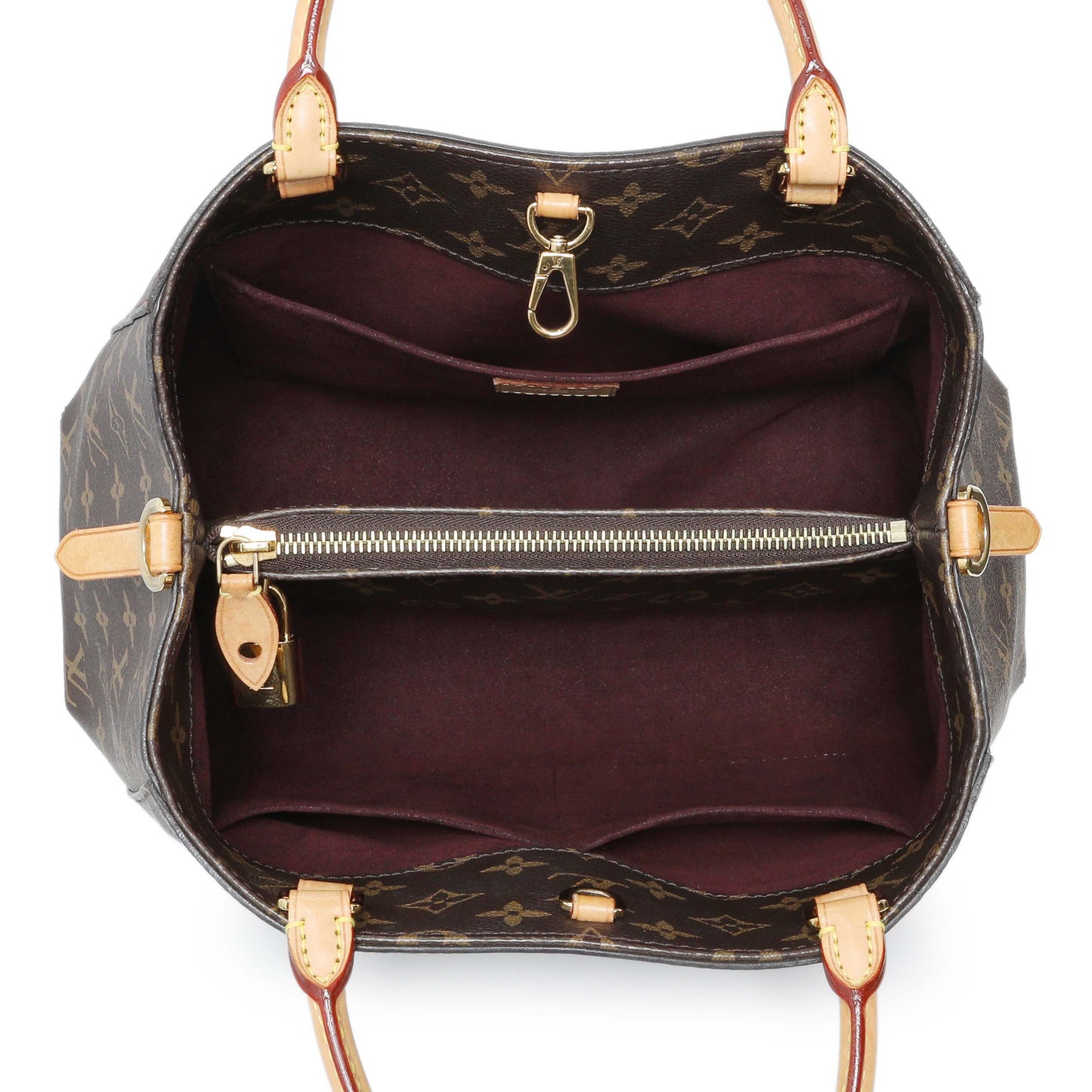 Exclusive Louis Vuitton Monogram Montaigne MM — Top View