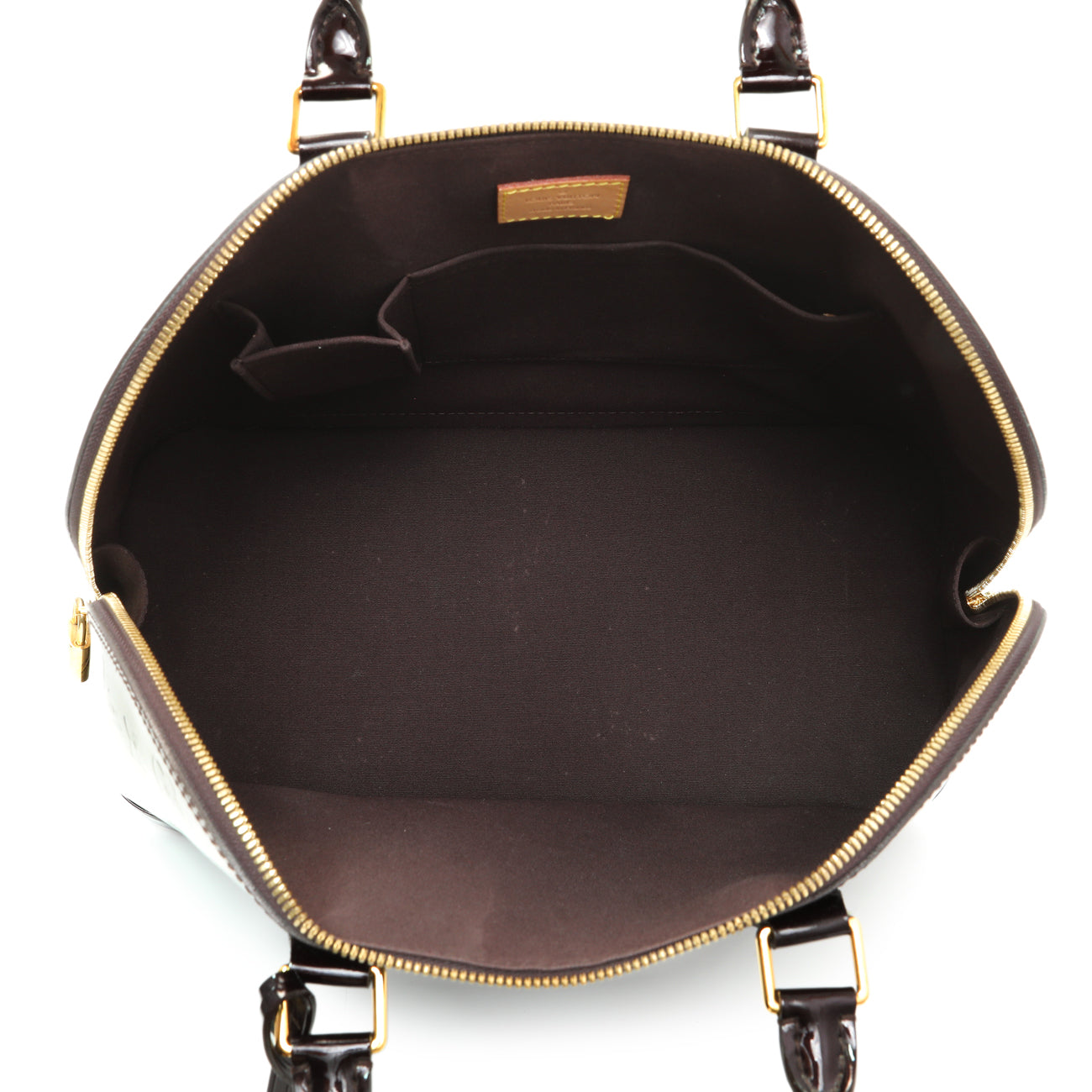 Exclusive Louis Vuitton Amarante Vernis Alma GM — Alternate View 8