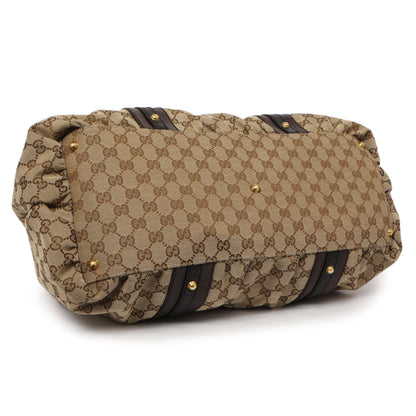 Exclusive Gucci Monogram Interlocking Icon Tote — Back View