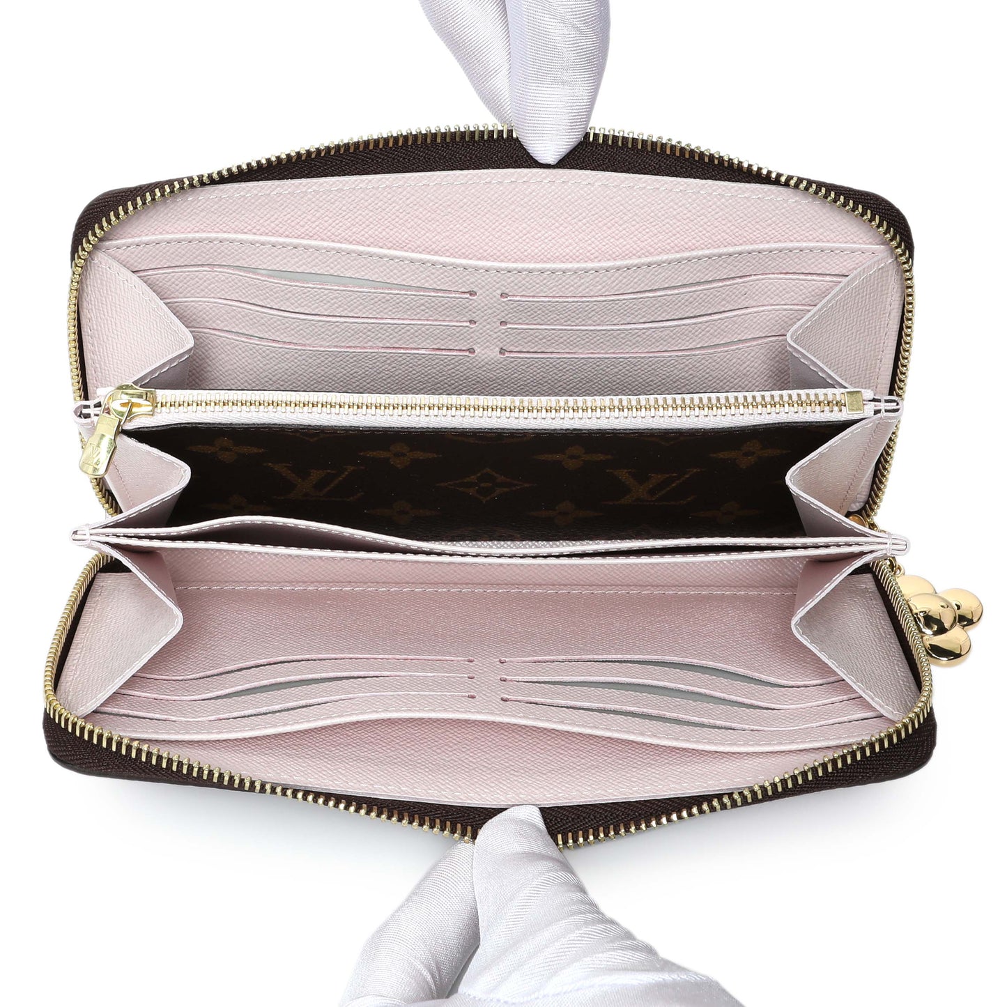 Exclusive Louis Vuitton Monogram Christmas Animation Zippy Wallet — Top View