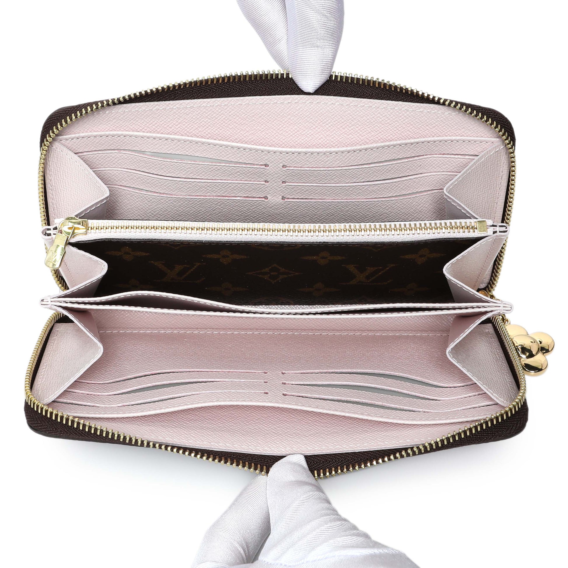 Exclusive Louis Vuitton Monogram Christmas Animation Zippy Wallet — Top View