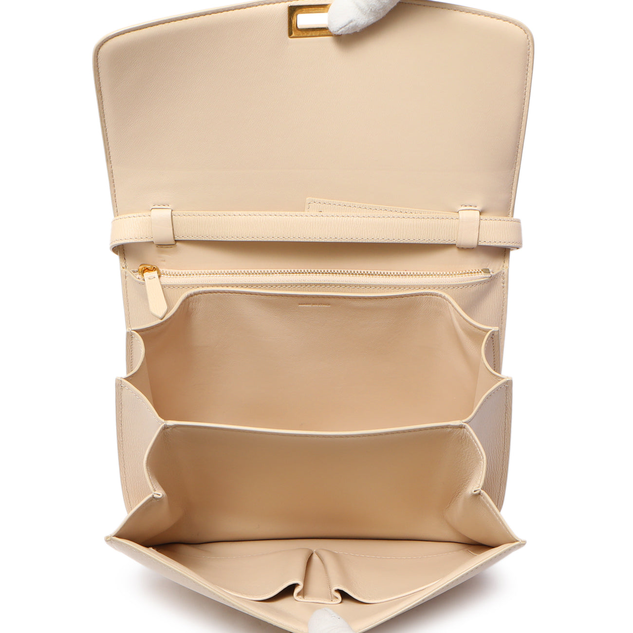 Exclusive Celine Powder Liege Calfskin Medium Classic Flap Bag — Alternate View 8