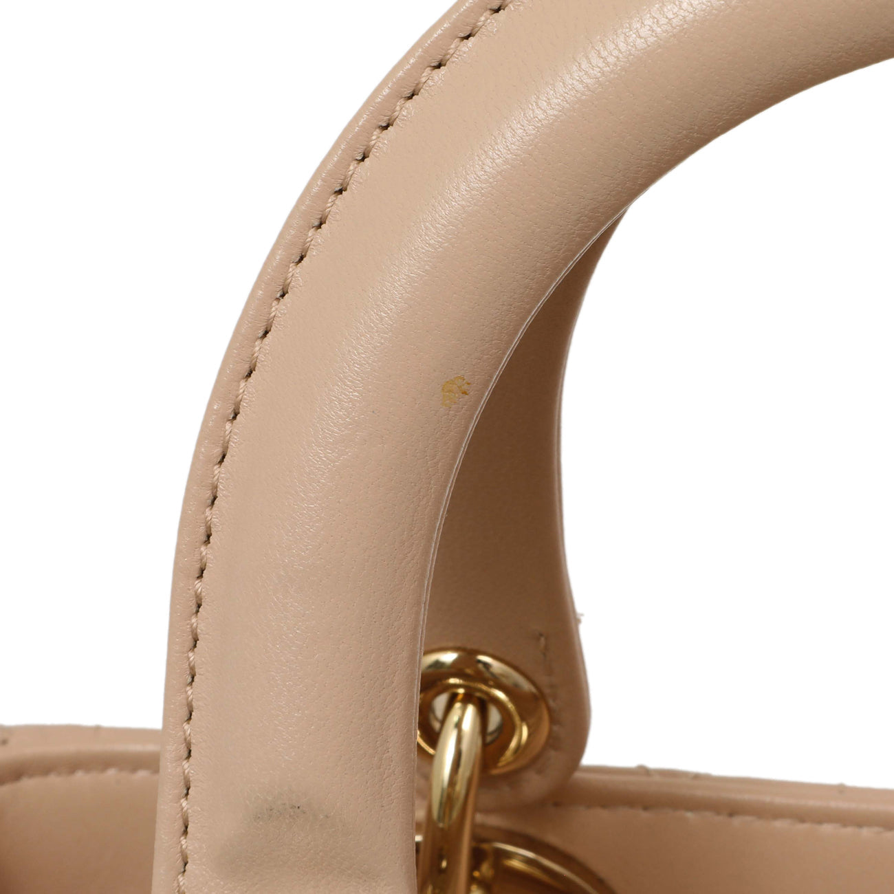 Exclusive Christian Dior Light Pink Lambskin Cannage Medium Lady Dior — Alternate View 15