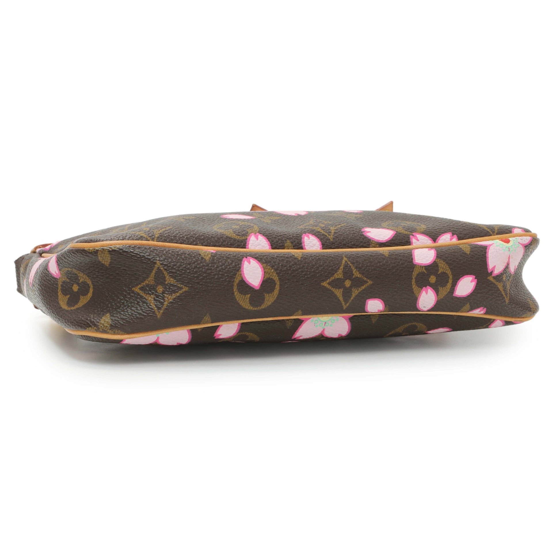 Exclusive Louis Vuitton x Takashi Murakami Monogram Cherry Blossom Pochette Accessories — Back View
