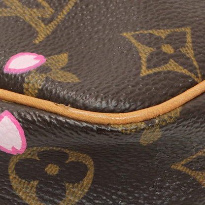 Exclusive Louis Vuitton x Takashi Murakami Monogram Cherry Blossom Pochette Accessories — Top View