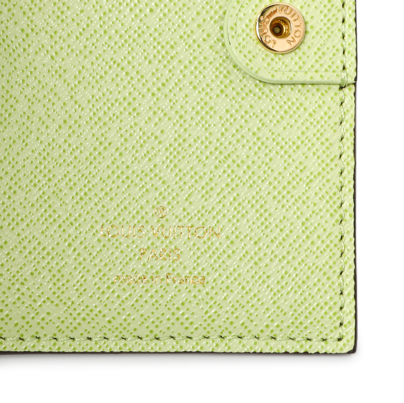Exclusive Louis Vuitton Vert Noto Monogram Lisa Wallet — Detail View