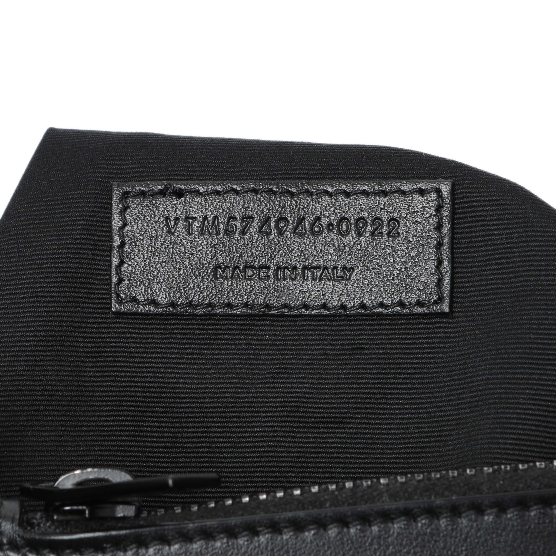 Exclusive Saint Laurent Black Calfskin Medium Loulou — Alternate View 11