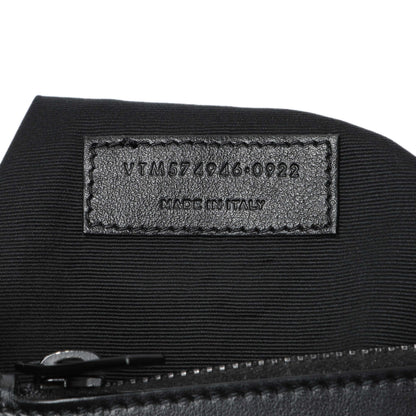 Exclusive Saint Laurent Black Calfskin Medium Loulou — Alternate View 11