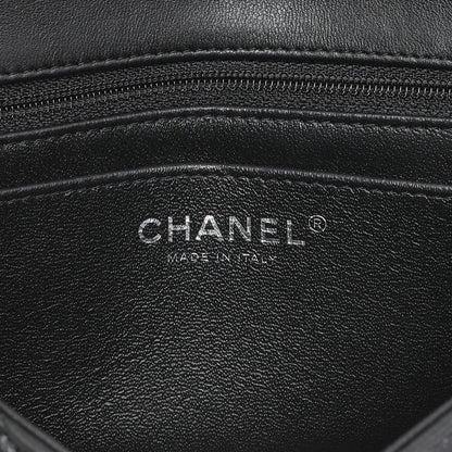 Exclusive Chanel Black Quilted Lambskin Mini Rectangular Flap — Alternate View 9