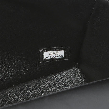 Exclusive Chanel Black Quilted Lambskin Mini Rectangular Flap — Alternate View 10