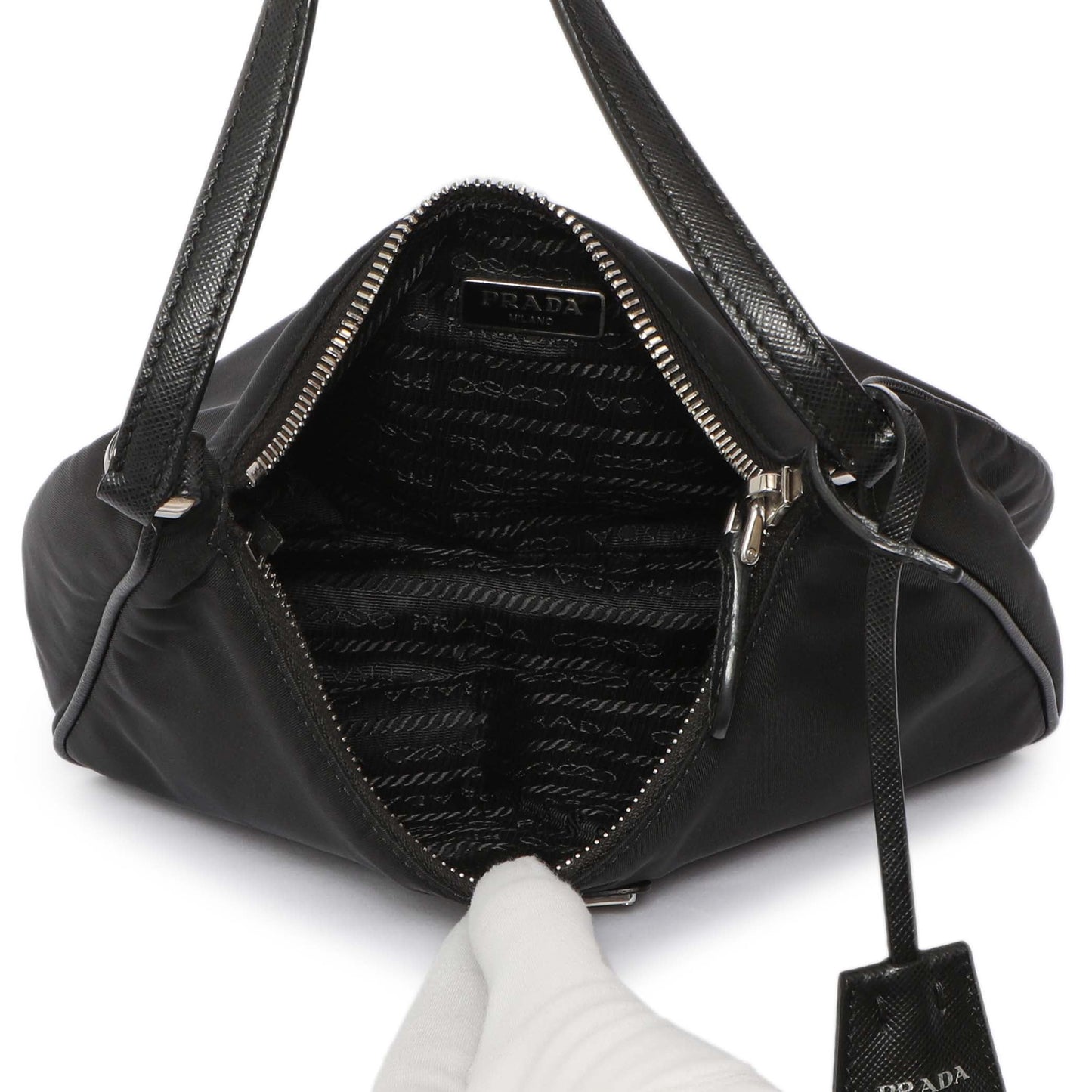 Exclusive Prada Black Re-Nylon Mini Re-Edition 2005 — Alternate View 8