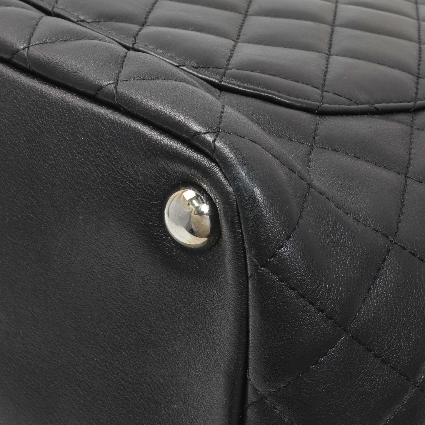 Exclusive Chanel Black Quilted Cambon Tote Large — Alternate View 7
