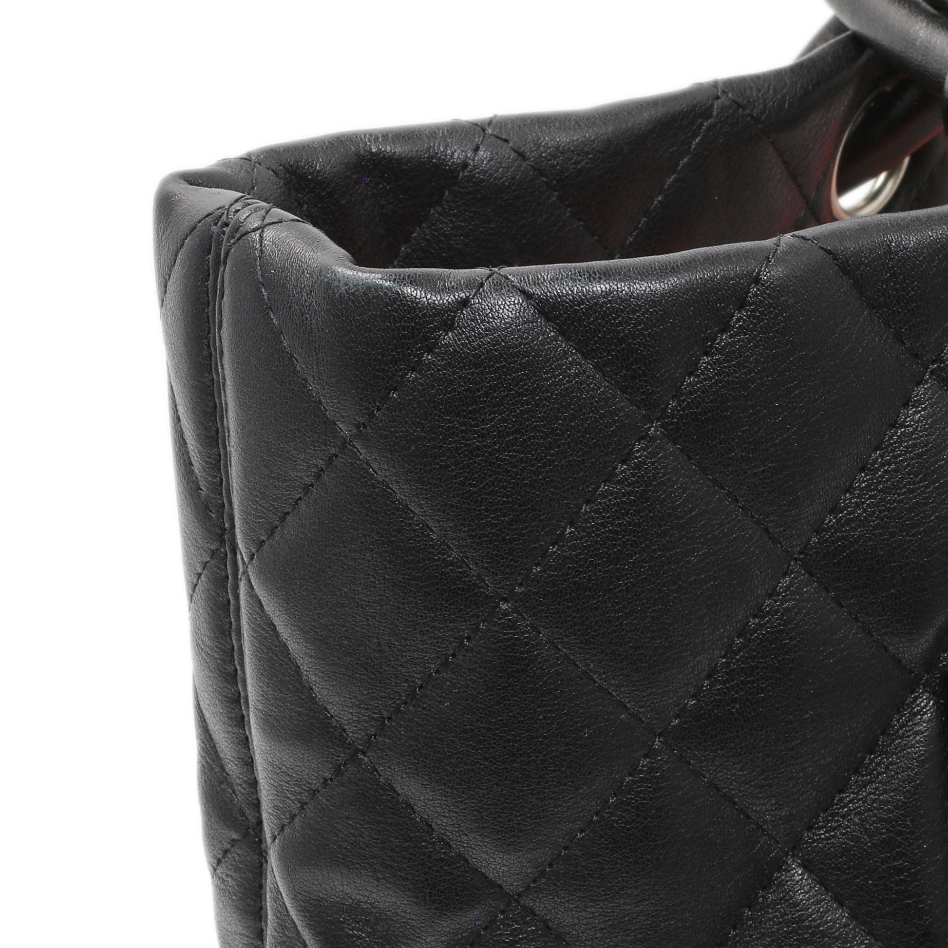 Exclusive Chanel Black Quilted Cambon Tote Large — Alternate View 8