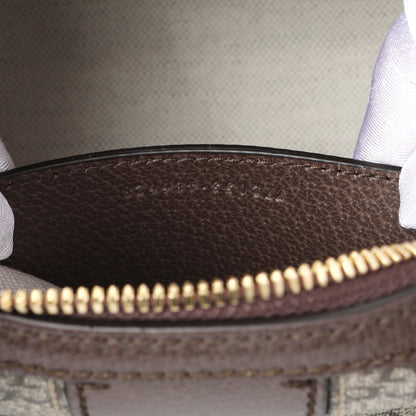 Exclusive Gucci GG Supreme Monogram Web Small Ophidia Boston Bag — Lifestyle View