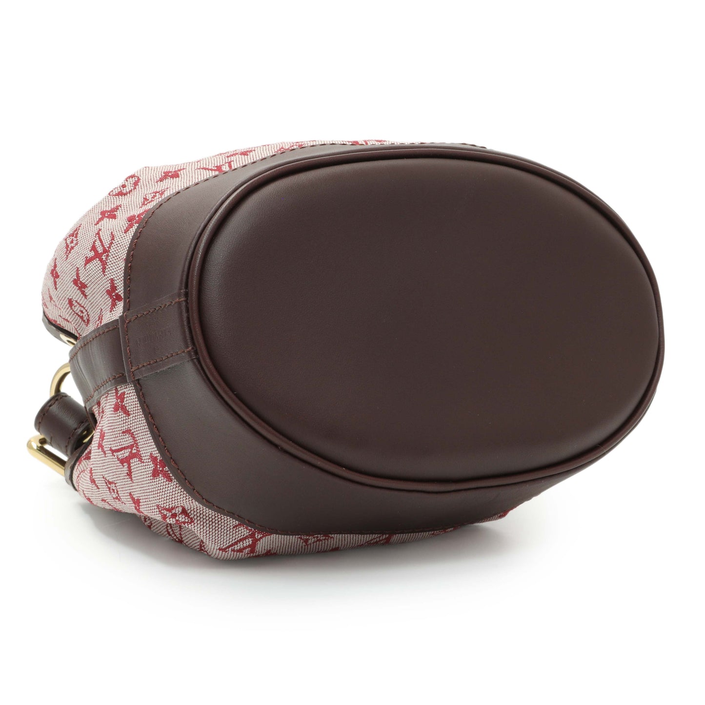 Exclusive Louis Vuitton Monogram Mini Lin Noelie Bucket Bag — Back View