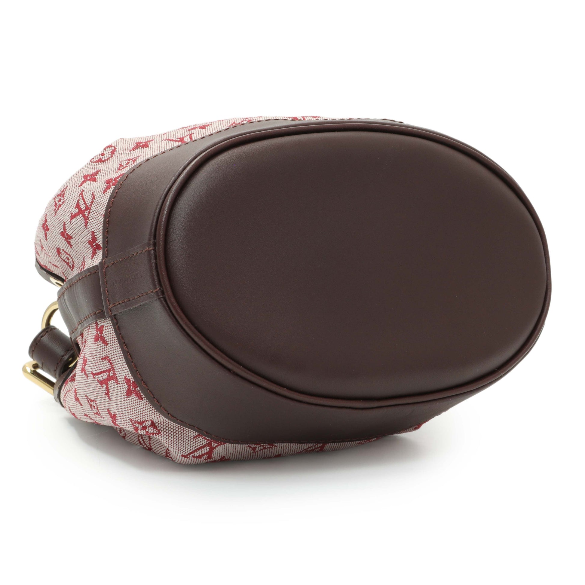 Exclusive Louis Vuitton Monogram Mini Lin Noelie Bucket Bag — Back View