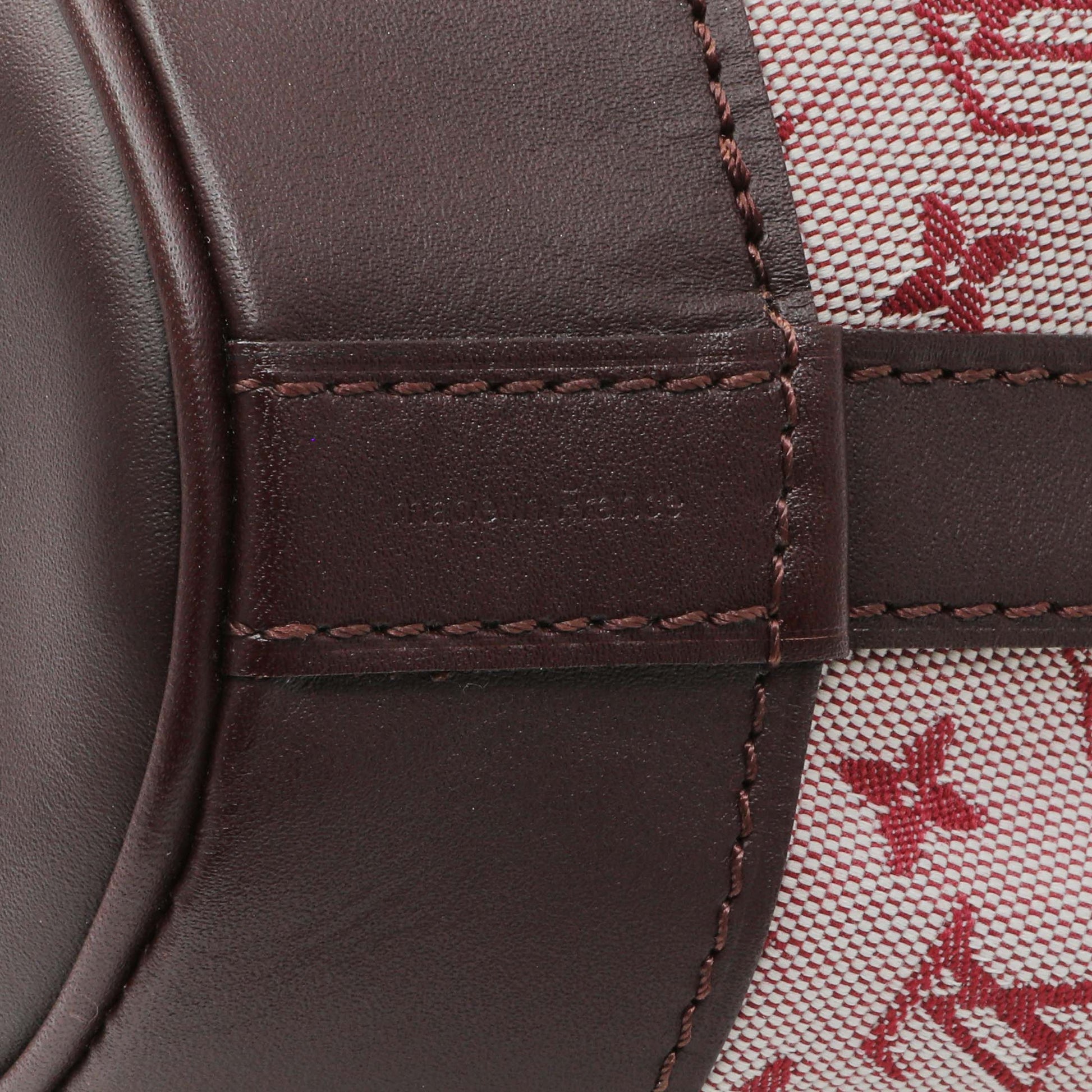 Exclusive Louis Vuitton Monogram Mini Lin Noelie Bucket Bag — Detail View