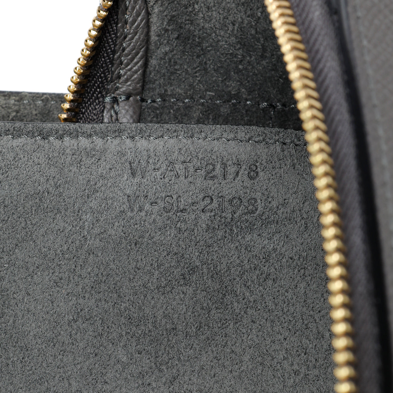 Exclusive Celine Grey Grained Calfskin Micro Belt Bag — Alternate View 10