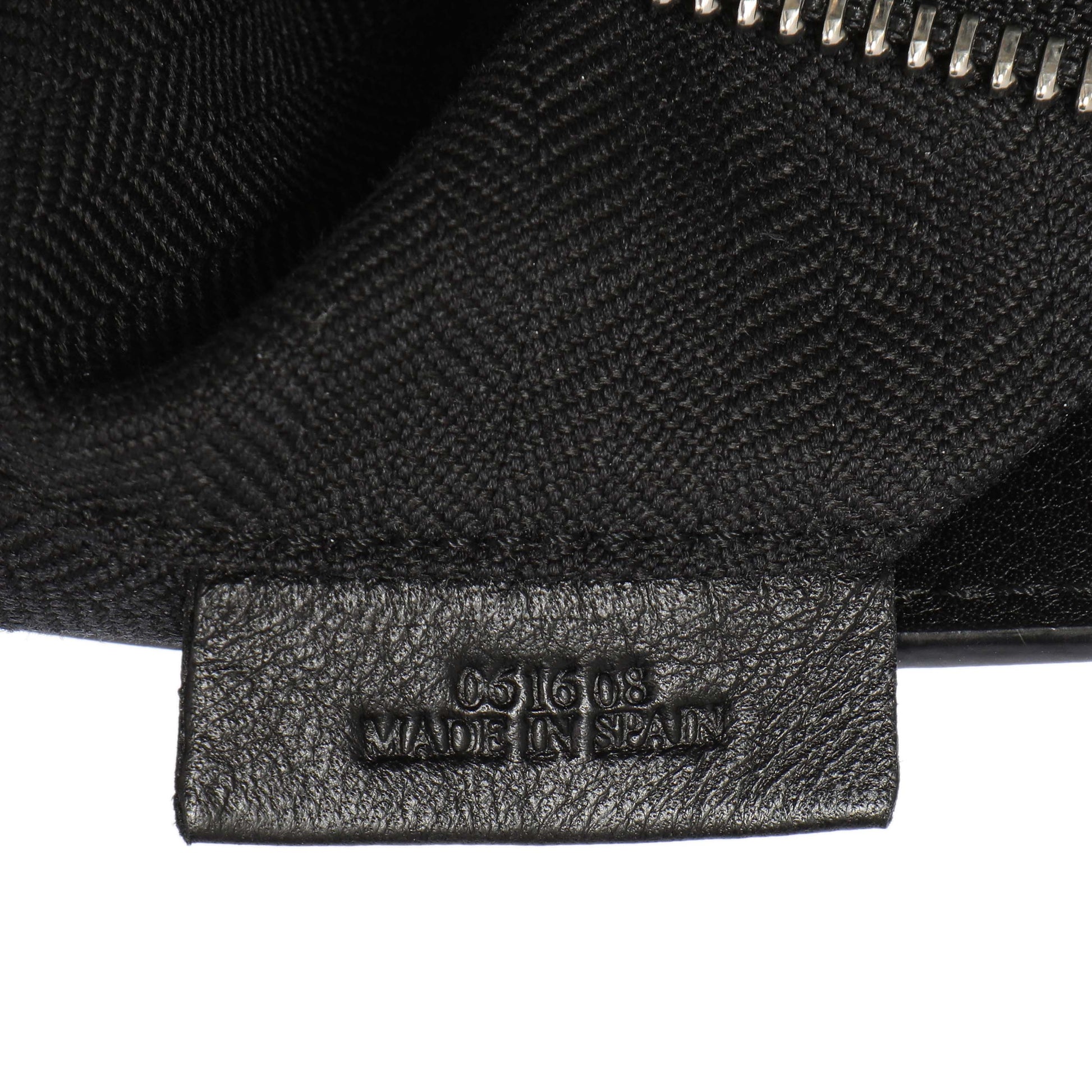 Exclusive Loewe Black Calfskin Medium Zipper Puzzle Bag — Lifestyle View