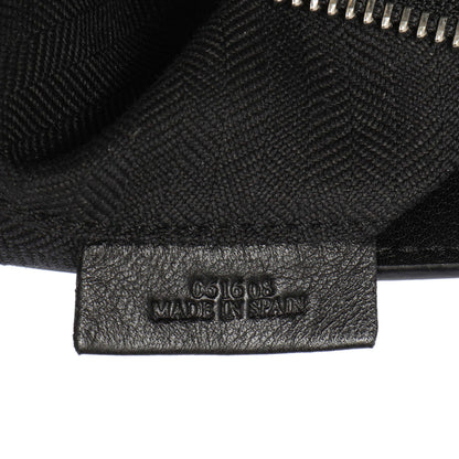 Exclusive Loewe Black Calfskin Medium Zipper Puzzle Bag — Lifestyle View