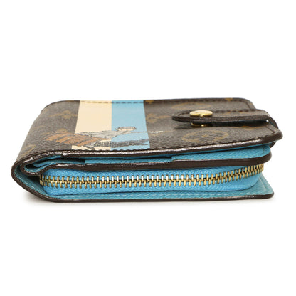 Exclusive Louis Vuitton Monogram Groom Compact Zip Wallet — Top View