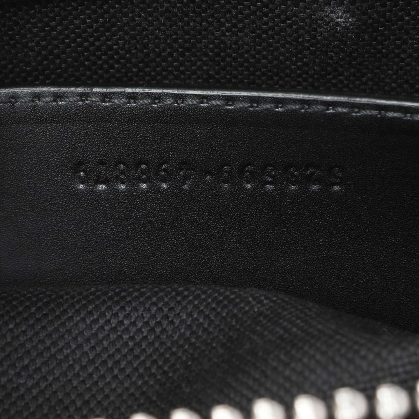 Exclusive Gucci Black GG Supreme Monogram Web Small Flat Messenger Bag — Lifestyle View