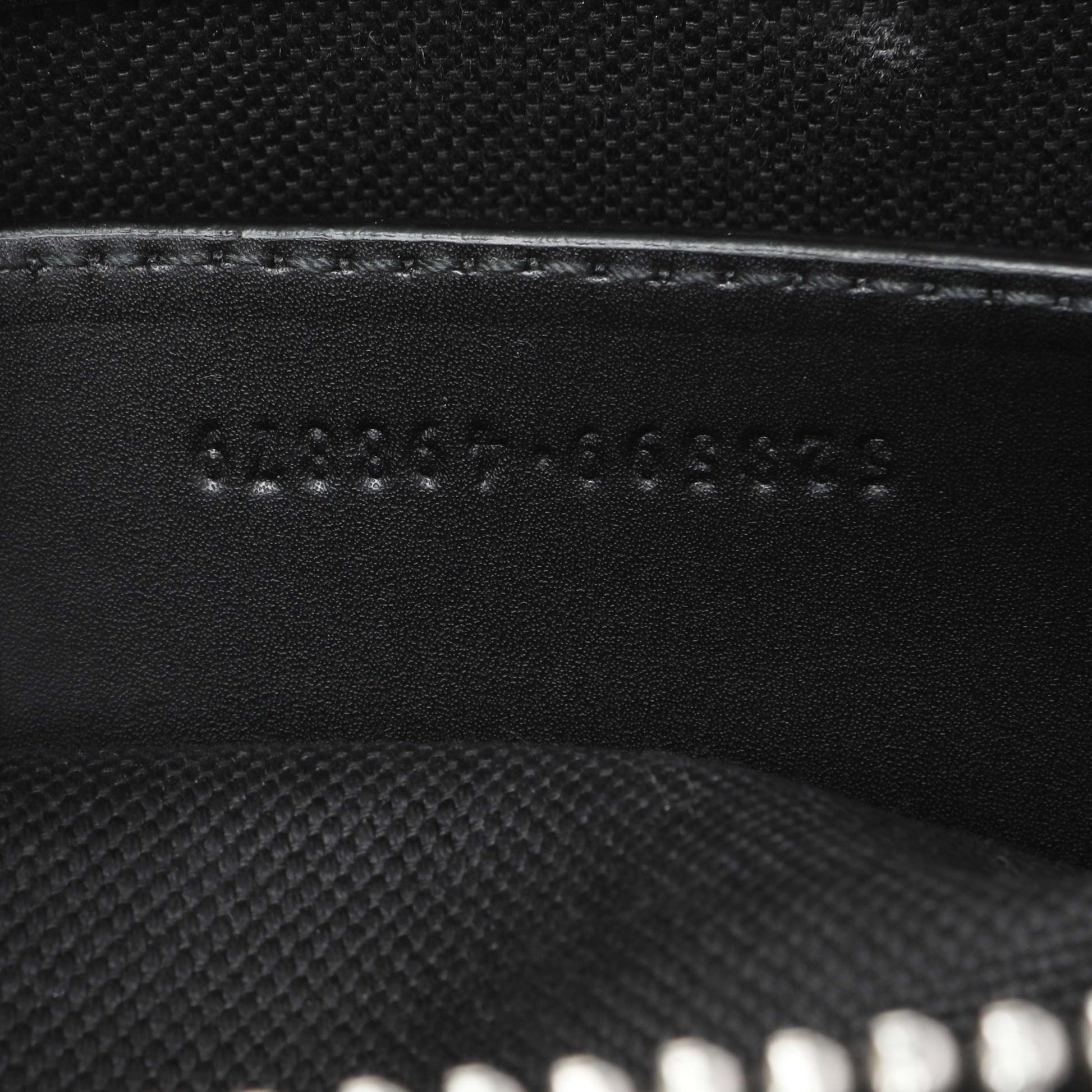 Exclusive Gucci Black GG Supreme Monogram Web Small Flat Messenger Bag — Lifestyle View
