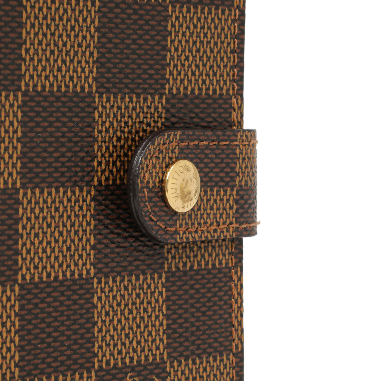 Exclusive Louis Vuitton Damier Ebene Small Ring Agenda Cover — Alternate View 8