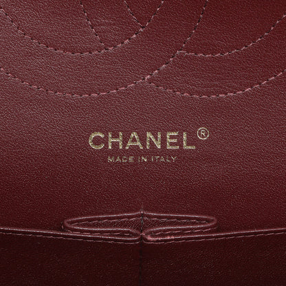 Exclusive Chanel Black Quilted Caviar Jumbo Double Flap — Detail View