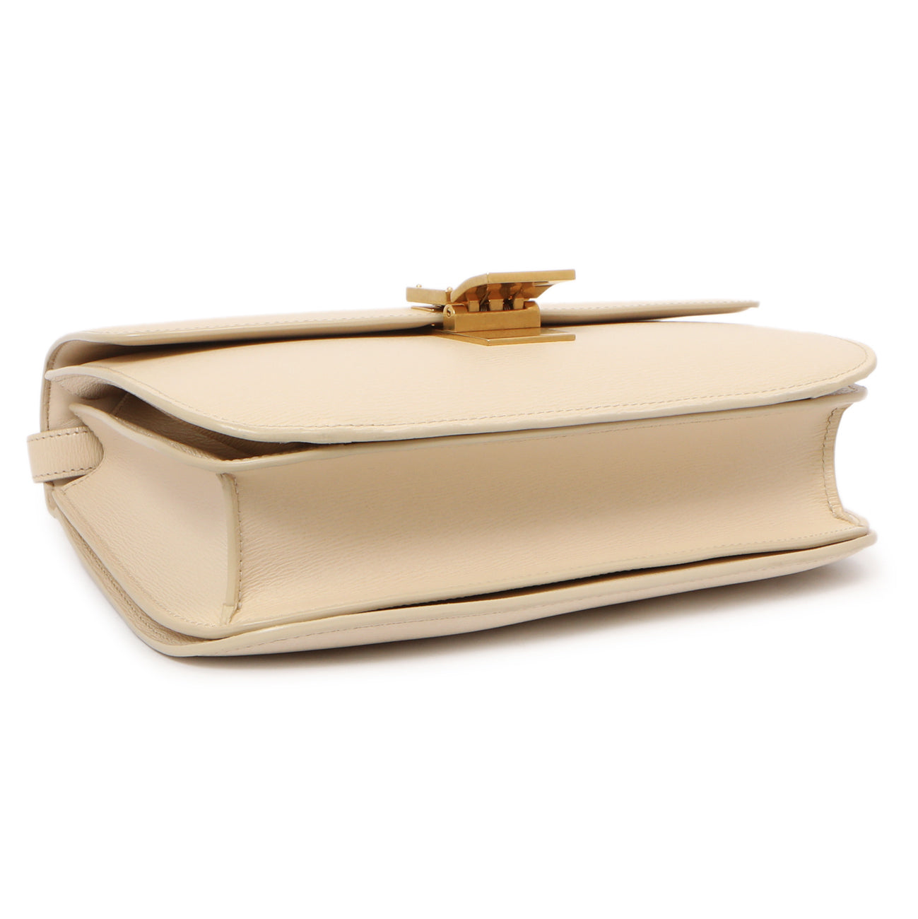 Exclusive Celine Powder Liege Calfskin Medium Classic Flap Bag — Back View