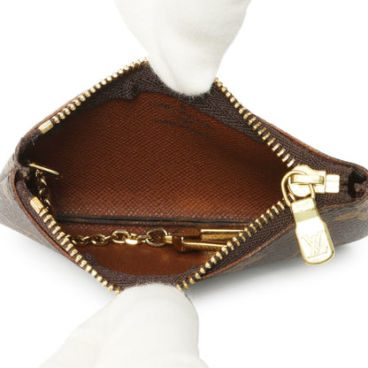 Exclusive Louis Vuitton Monogram Key Pouch — Top View