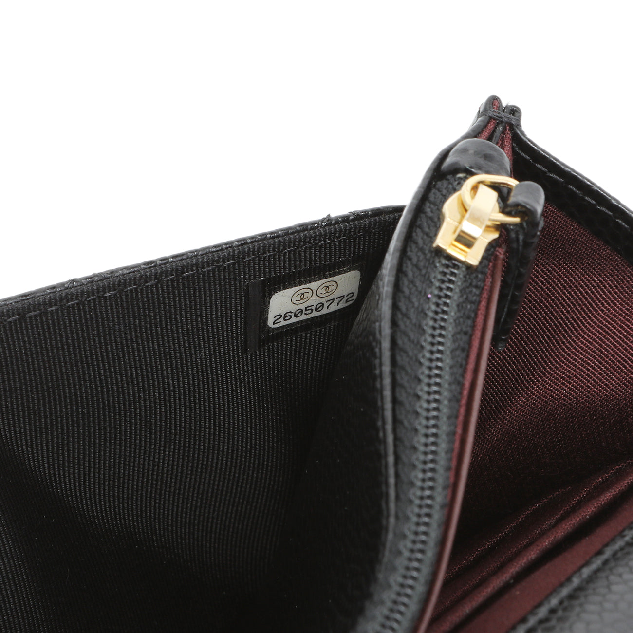 Exclusive Chanel Black Caviar Wallet On Chain — Lifestyle View