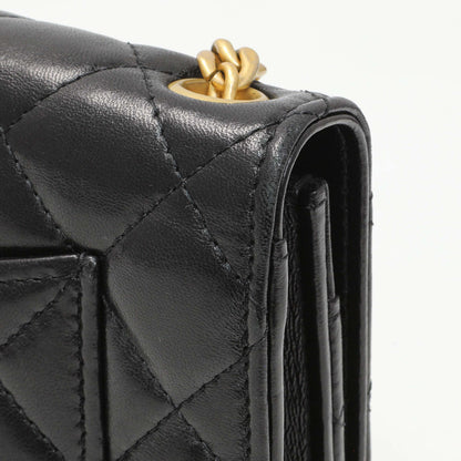 Exclusive Chanel Black Lambskin Quilted Pillow Crush Adjustable Chain Wallet On Chain — Alternate View 8