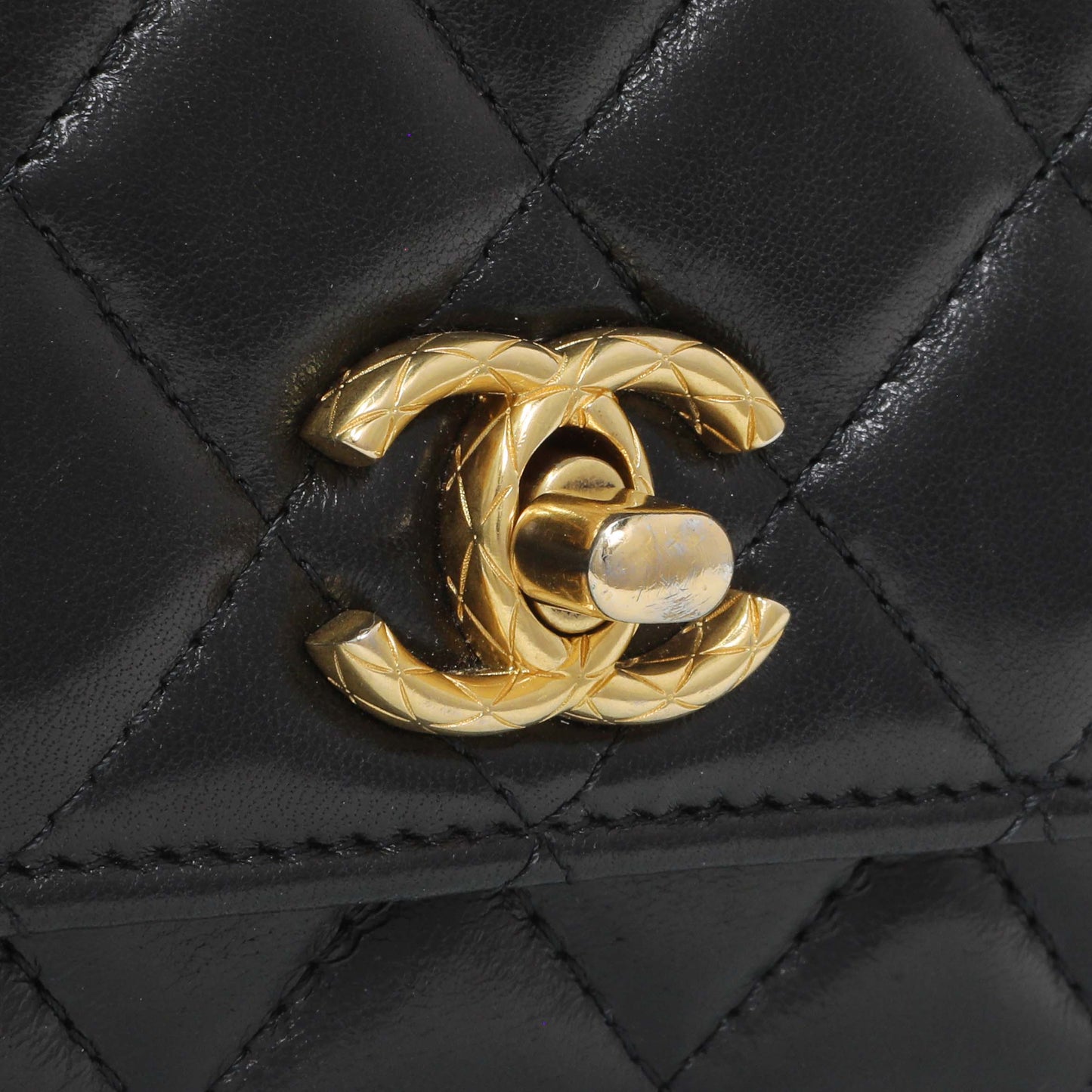 Exclusive Chanel Black Lambskin Quilted Pillow Crush Adjustable Chain Wallet On Chain — Alternate View 14
