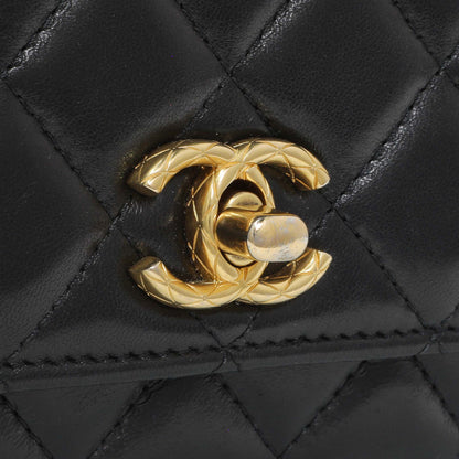Exclusive Chanel Black Lambskin Quilted Pillow Crush Adjustable Chain Wallet On Chain — Alternate View 14