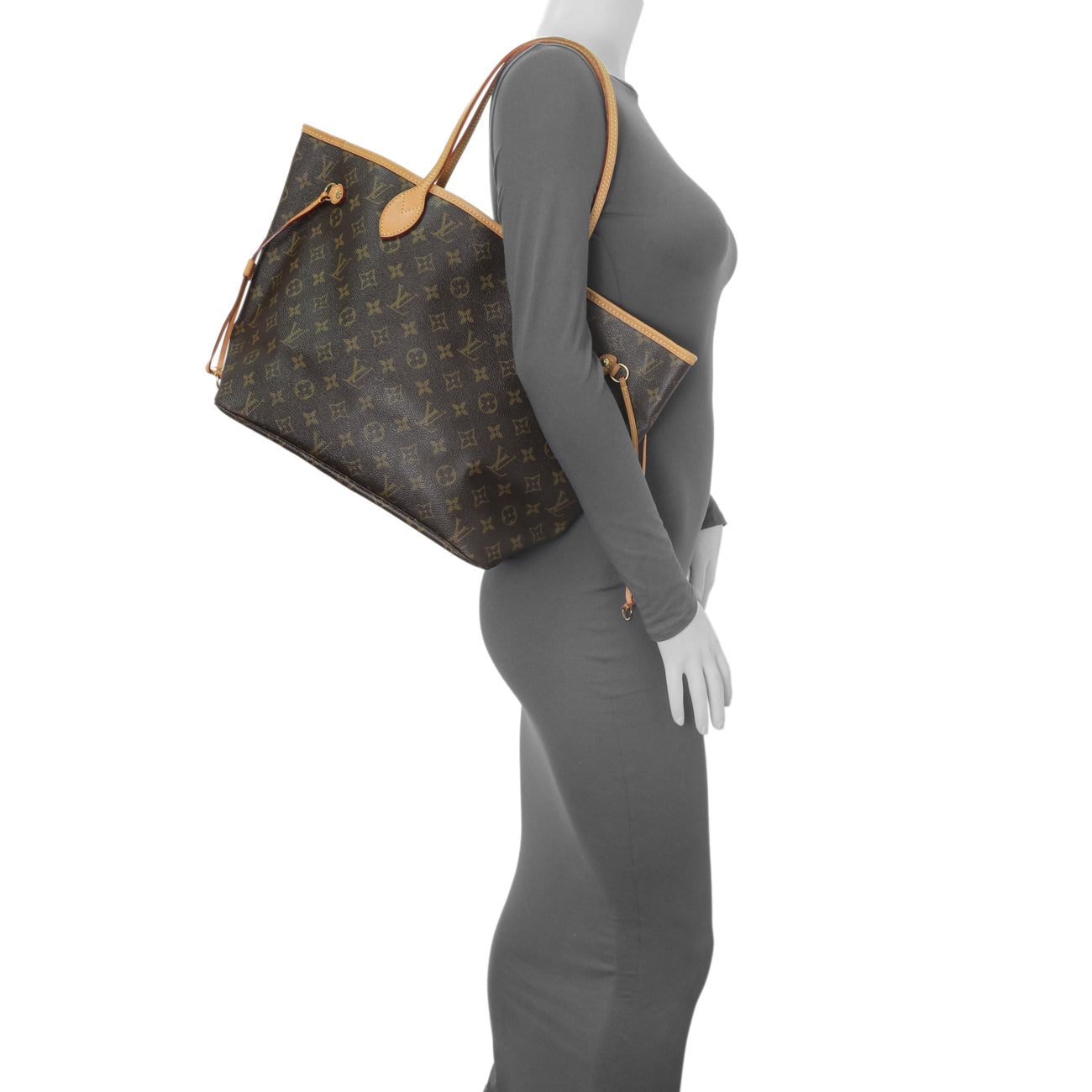 Exclusive Louis Vuitton Monogram Neverfull MM — Alternate View 11