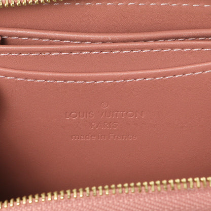 Exclusive Louis Vuitton Rose Velours Vernis Ikat Zippy Coin Purse — Lifestyle View