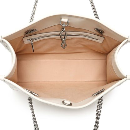 Exclusive Gucci Cream Calfskin Matelasse Medium GG Marmont Shopping Tote — Top View
