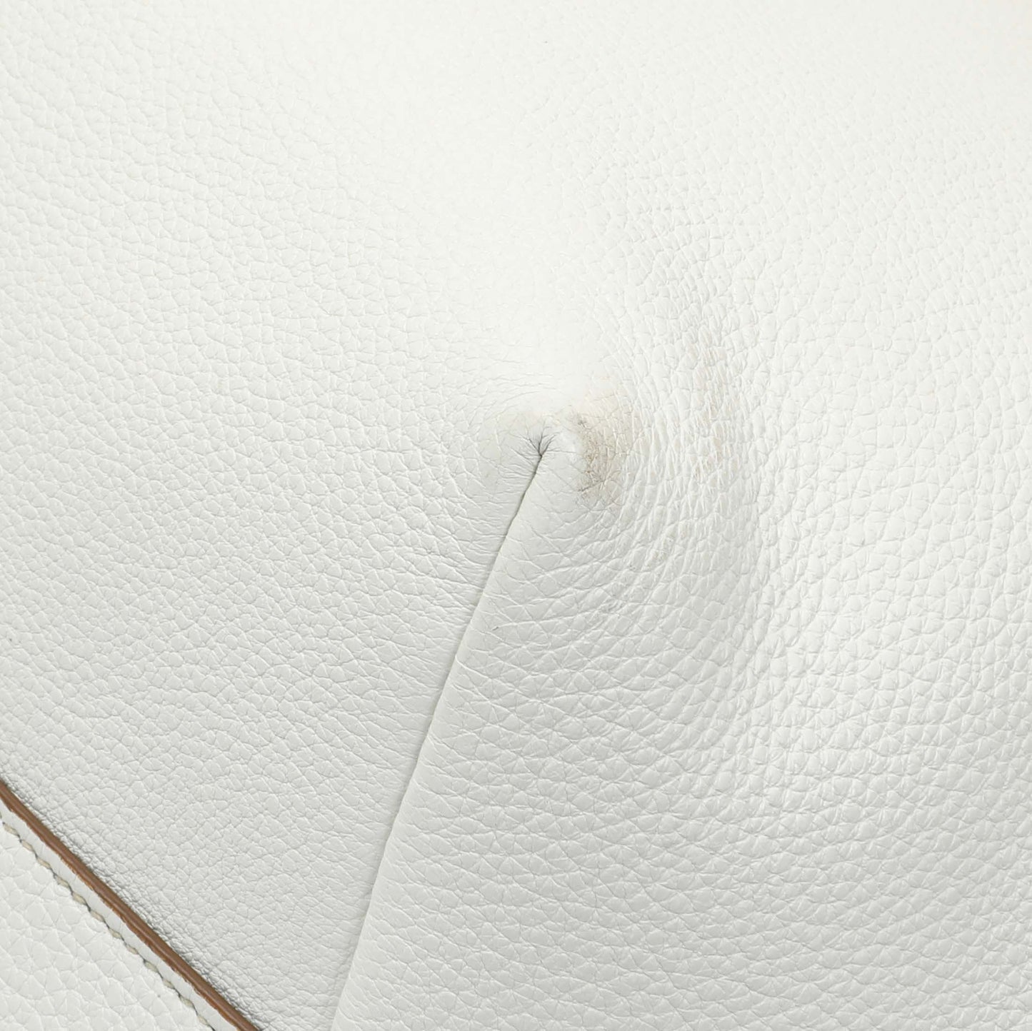 Exclusive Prada White Vitello Daino Pocket Shopping Tote — Alternate View 7