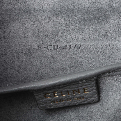 Exclusive Celine Kohl Drummed Calfskin Nano Luggage — Lifestyle View