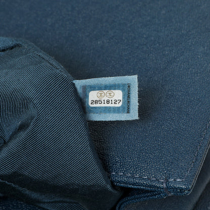 Exclusive Chanel Blue Quilted Caviar New Medium Boy Bag — Alternate View 10