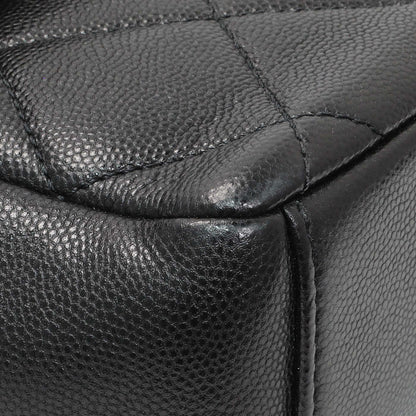 Exclusive Chanel So Black Caviar My Everything Flap — Detail View