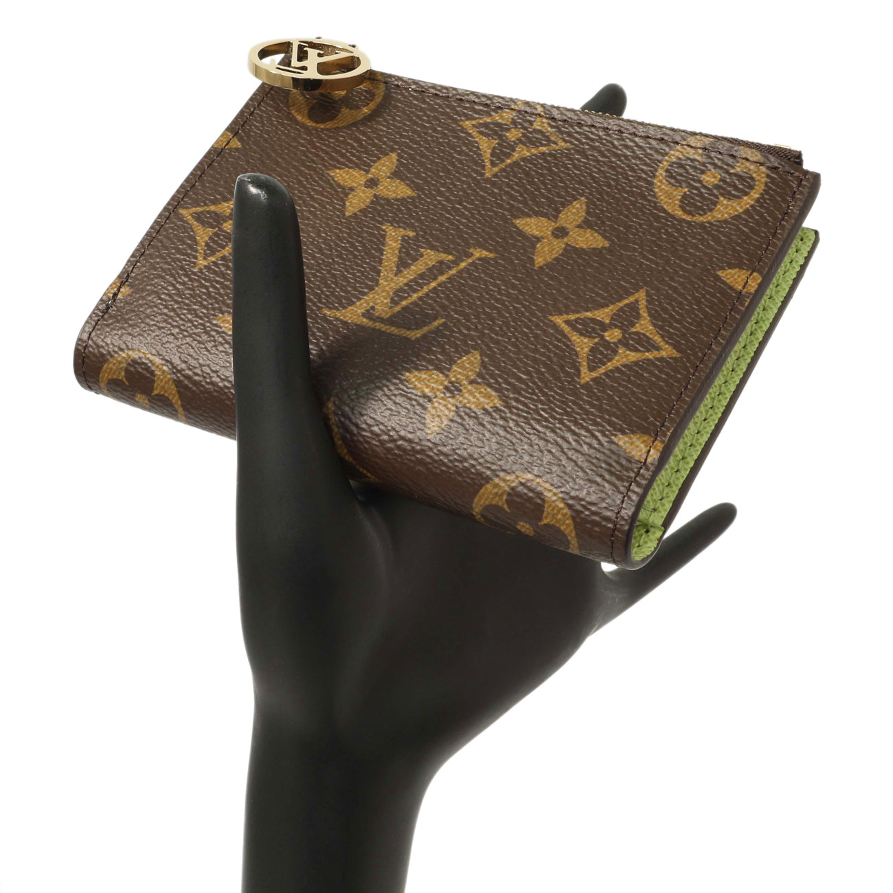 Exclusive Louis Vuitton Vert Noto Monogram Lisa Wallet — Lifestyle View
